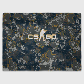 Плед 3D с принтом CS:GO - Camo в Санкт-Петербурге, 100% полиэстер | закругленные углы, все края обработаны. Ткань не мнется и не растягивается | beast | camo | camouflage | counter | counter strike | cs | easy | ez | gg | ggwp | global | go | hyper | kill | offensive | one | shot | strike | зверь | камуфляж | скоростной