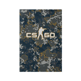 Обложка для паспорта матовая кожа с принтом CS:GO - Camo в Санкт-Петербурге, натуральная матовая кожа | размер 19,3 х 13,7 см; прозрачные пластиковые крепления | beast | camo | camouflage | counter | counter strike | cs | easy | ez | gg | ggwp | global | go | hyper | kill | offensive | one | shot | strike | зверь | камуфляж | скоростной