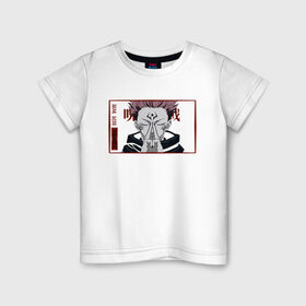 Детская футболка хлопок с принтом Магическая Битва в Санкт-Петербурге, 100% хлопок | круглый вырез горловины, полуприлегающий силуэт, длина до линии бедер | Тематика изображения на принте: anime | japan | jujutsu | kaisen | masamichi | satoru | sukunа | tegunvteg | yaga | yji | аниме | битва | годжо | итадори | магическая | масамичи | мегуми | мульт | рёмен | сатору | сукуна | фушигуро | юдзи | яга | япония