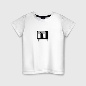 Детская футболка хлопок с принтом Little Nightmares 2 в Санкт-Петербурге, 100% хлопок | круглый вырез горловины, полуприлегающий силуэт, длина до линии бедер | little nightmares | игра | литл найтмер | персонаж | хоррор