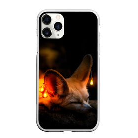 Чехол для iPhone 11 Pro матовый с принтом Лисичка с фонариками в Санкт-Петербурге, Силикон |  | fox | foxy | животное | звери | лиса | лисенок | лисичка | милая | рыжая | фокс