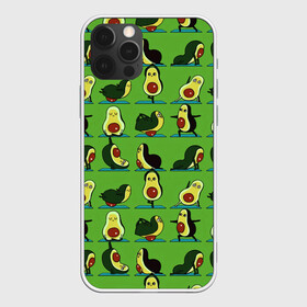 Чехол для iPhone 12 Pro Max с принтом Авокадо | Зарядка в Санкт-Петербурге, Силикон |  | Тематика изображения на принте: avocado | food | fruit | pattern | vegan | vegetarian | авокадо | веган | вегетарианство | еда | зарядка | зелёная | паттерн | правильное питание | спорт | физра | фрукт | фрукты