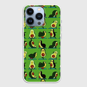 Чехол для iPhone 13 Pro с принтом Авокадо | Зарядка в Санкт-Петербурге,  |  | avocado | food | fruit | pattern | vegan | vegetarian | авокадо | веган | вегетарианство | еда | зарядка | зелёная | паттерн | правильное питание | спорт | физра | фрукт | фрукты