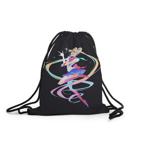 Рюкзак-мешок 3D с принтом Sailor Moon Сейлор Мун в Санкт-Петербурге, 100% полиэстер | плотность ткани — 200 г/м2, размер — 35 х 45 см; лямки — толстые шнурки, застежка на шнуровке, без карманов и подкладки | anime | sailor moon | аниме | анимэ | венера | луна | лунная призма | марс | сейлор мун | серебрянное тысячелетие | серенити | сэйлор | усаги цукино | чиби мун | эндимион
