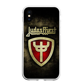 Чехол для iPhone XS Max матовый с принтом JUDAS PRIEST в Санкт-Петербурге, Силикон | Область печати: задняя сторона чехла, без боковых панелей | heavy metal | judas priest | metal | metal gods | группы | джудас прист | метал | роб хэлфорд | хард рок | хеви метал