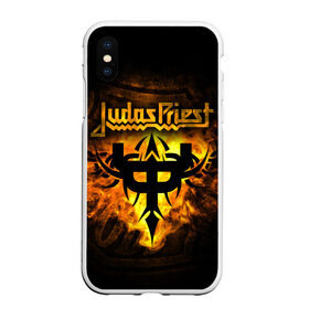 Чехол для iPhone XS Max матовый с принтом JUDAS PRIEST в Санкт-Петербурге, Силикон | Область печати: задняя сторона чехла, без боковых панелей | heavy metal | judas priest | metal | metal gods | группы | джудас прист | метал | роб хэлфорд | хард рок | хеви метал