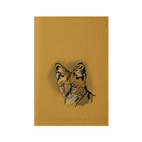 Обложка для паспорта матовая кожа с принтом Сервал в Санкт-Петербурге, натуральная матовая кожа | размер 19,3 х 13,7 см; прозрачные пластиковые крепления | Тематика изображения на принте: африка | графика | дикий мир | животное | кошка | персонаж | природа | рисунок | хищник