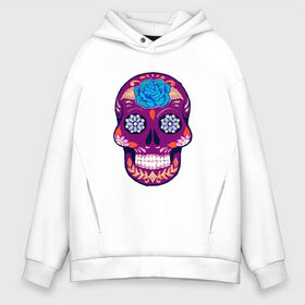 Мужское худи Oversize хлопок с принтом Skull Art в Санкт-Петербурге, френч-терри — 70% хлопок, 30% полиэстер. Мягкий теплый начес внутри —100% хлопок | боковые карманы, эластичные манжеты и нижняя кромка, капюшон на магнитной кнопке | Тематика изображения на принте: art | body | bones | dead | drawing | face | graffiti | head | roses | skeleton | skul | skull | ад | арт | голова | граффити | зло | кости | лицо | металл | нарисованный | розы | рок | скелет | скул | скулл | три черепа | тьма