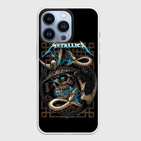Чехол для iPhone 13 Pro с принтом METALLICA в Санкт-Петербурге,  |  | band | hardcore | metall | music | punk | rock | samurai | skull | usa | батька | джеймс | кирк | ларс | металлика | метла | музыка | рок | самурай | сша | трухильо | ульрих | хэви метал | хэммет | хэтфилд | череп