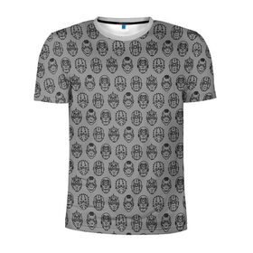 Мужская футболка 3D спортивная с принтом Maelstrom в Санкт-Петербурге, 100% полиэстер с улучшенными характеристиками | приталенный силуэт, круглая горловина, широкие плечи, сужается к линии бедра | Тематика изображения на принте: gang | банда | киберпанк | мальстрем | модификации | пирсинг