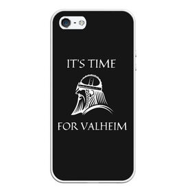 Чехол для iPhone 5/5S матовый с принтом Its time for Valheim в Санкт-Петербурге, Силикон | Область печати: задняя сторона чехла, без боковых панелей | elder | loki | odin | the | thor | valheim | биврёст | валхейм | вальхейм | викинги | всеотец | дракар | древний | древо | ётун | йотун | локи | мира | один | тор | фенир | хель | черный лес | эйктюр