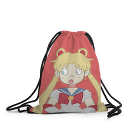 Рюкзак-мешок 3D с принтом Sailor Moon Сейлор Мун в Санкт-Петербурге, 100% полиэстер | плотность ткани — 200 г/м2, размер — 35 х 45 см; лямки — толстые шнурки, застежка на шнуровке, без карманов и подкладки | anime | sailor moon | аниме | анимэ | венера | луна | лунная призма | марс | сейлор мун | серебрянное тысячелетие | серенити | сэйлор | усаги цукино | чиби мун | эндимион