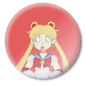 Значок с принтом Sailor Moon Сейлор Мун в Санкт-Петербурге,  металл | круглая форма, металлическая застежка в виде булавки | anime | sailor moon | аниме | анимэ | венера | луна | лунная призма | марс | сейлор мун | серебрянное тысячелетие | серенити | сэйлор | усаги цукино | чиби мун | эндимион
