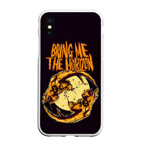 Чехол для iPhone XS Max матовый с принтом BRING ME THE HORIZON в Санкт-Петербурге, Силикон | Область печати: задняя сторона чехла, без боковых панелей | band | bring me the horizon | hardcore | metal | music | punk | rock | skull | бринги | группа | метал | музыка | панк | рок | череп