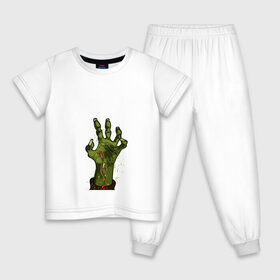 Детская пижама хлопок с принтом Zombi в Санкт-Петербурге, 100% хлопок |  брюки и футболка прямого кроя, без карманов, на брюках мягкая резинка на поясе и по низу штанин
 | Тематика изображения на принте: dead | neon | night fever | plants vs. zombies | zombi | вечеринка | граффити | диджей | зеленый | зомбак | зомби | зомбоид | зрители | мертвая музыка | мертвец | мертвый | музыка | музыкант | неон | ночь | пластинка | пульт