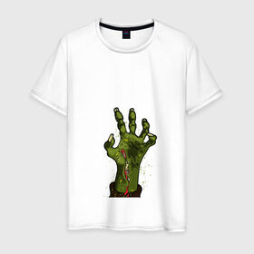 Мужская футболка хлопок с принтом Zombi в Санкт-Петербурге, 100% хлопок | прямой крой, круглый вырез горловины, длина до линии бедер, слегка спущенное плечо. | dead | neon | night fever | plants vs. zombies | zombi | вечеринка | граффити | диджей | зеленый | зомбак | зомби | зомбоид | зрители | мертвая музыка | мертвец | мертвый | музыка | музыкант | неон | ночь | пластинка | пульт