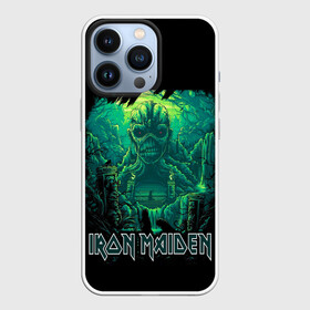 Чехол для iPhone 13 Pro с принтом IRON MAIDEN в Санкт-Петербурге,  |  | black | dark | death | fantasy | hardcore | heavy metal | iron maiden | metal | music | rock | skuul | usa | метал | музыка | рок | скелет | фентези | череп | черный