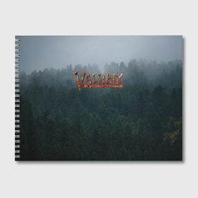 Альбом для рисования с принтом Valheim в Санкт-Петербурге, 100% бумага
 | матовая бумага, плотность 200 мг. | forest | ragnarok | rust | valhalla | valheim | viking | валхейм | вальгалла | вальхейм | варяг | викинг | викинги | выживалка | игра | лес | лесной | рагнарёк | раст | туман
