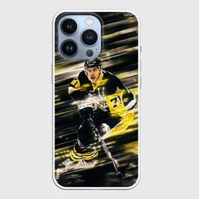 Чехол для iPhone 13 Pro с принтом ЕВГЕНИЙ МАЛКИН в Санкт-Петербурге,  |  | 71 | gino | hockey | ice | malkin | nhl | pitsburg | sport | usa | winter | джино | евгений | малкин | нхл | пингвинз | питсбург | спорт | хоккей