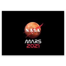 Поздравительная открытка с принтом NASA Perseverance в Санкт-Петербурге, 100% бумага | плотность бумаги 280 г/м2, матовая, на обратной стороне линовка и место для марки
 | 2020 | 2021 | 21б | elon | mars | musk | nasa | perseverance | space | spacex | илон | космос | марс | марсоход | маск | наса | настойчивый