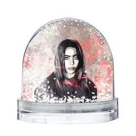 Снежный шар с принтом Билли Айлиш в Санкт-Петербурге, Пластик | Изображение внутри шара печатается на глянцевой фотобумаге с двух сторон | bad guy | billie | billie eilish | billieeilish | билли | билли айлиш