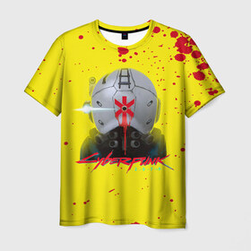 Мужская футболка 3D с принтом TRAUMA TEAM Cyberpunk 2077 в Санкт-Петербурге, 100% полиэфир | прямой крой, круглый вырез горловины, длина до линии бедер | cyberpunk 2077 | hacker | maelstrom | militech | quadra | samurai | sci fi | technology | trauma team | v | будущее | игра | иероглифы | киану ривз | кибер | киберпанк | киборг | киборги | корпорация | лого | милитек | панк | роботы | самурай | т
