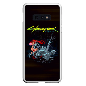 Чехол для Samsung S10E с принтом Cyberpunk 2077 киберубийство в Санкт-Петербурге, Силикон | Область печати: задняя сторона чехла, без боковых панелей | Тематика изображения на принте: cyberpunk 2077 | hacker | maelstrom | militech | quadra | samurai | sci fi | technology | trauma team | v | будущее | игра | иероглифы | киану ривз | кибер | киберпанк | киборг | киборги | корпорация | лого | милитек | панк | роботы | самурай | т