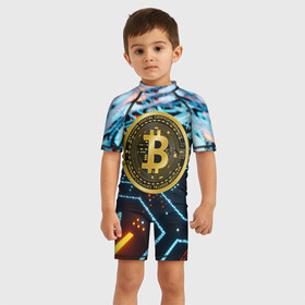 Детский купальный костюм 3D с принтом БИТКОИН | BITCOIN в Санкт-Петербурге, Полиэстер 85%, Спандекс 15% | застежка на молнии на спине | bitcoin | blockchain | btc | cardano | crypto | ethereum | polkadot | tether | xrp | бинанс | биткоин | блокчейн | валюта | деньги | криптовалюта | майнер | майнинг | цифровая валюта | цифровое золото | эфир