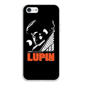 Чехол для iPhone 5/5S матовый с принтом Lupin - Сериал Люпен в Санкт-Петербурге, Силикон | Область печати: задняя сторона чехла, без боковых панелей | lupin | netflix | детектив | логотип | люпен | люпин | люпэн | мужской | нетфликс | омар си | подарок | портрет | сериал | черный