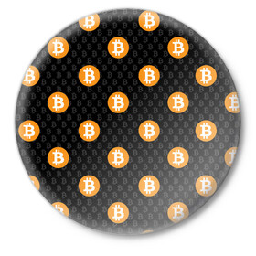 Значок с принтом БИТКОИН | BITCOIN (Z) в Санкт-Петербурге,  металл | круглая форма, металлическая застежка в виде булавки | Тематика изображения на принте: binance coin | bitcoin | blockchain | btc | cardano | crypto | ethereum | litecoin | polkadot | tether | xrp | биткоин | блокчейн | валюта | деньги | криптовалюта | майнер | майнинг | цифровая валюта | цифровое золото | эфир