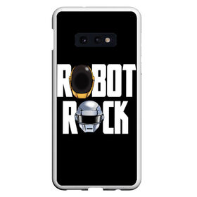 Чехол для Samsung S10E с принтом Robot Rock в Санкт-Петербурге, Силикон | Область печати: задняя сторона чехла, без боковых панелей | Тематика изображения на принте: cyberpunk | daft | daftpunk | electronic | get | guy | guy manuel | human | lucky | music | punk | robot | rock | thomas | дафт | дафтпанк | киберпанк | музыка | ню диско | панк | робот | рок | техно | томас | электро | электроник рок