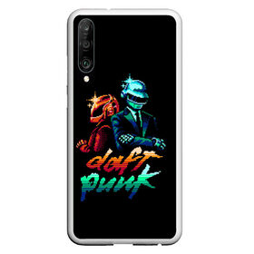 Чехол для Honor P30 с принтом Daft Punk в Санкт-Петербурге, Силикон | Область печати: задняя сторона чехла, без боковых панелей | cyberpunk | daft | daftpunk | electronic | get | guy | guy manuel | human | lucky | music | punk | robot | rock | thomas | дафт | дафтпанк | киберпанк | музыка | ню диско | панк | робот | рок | техно | томас | электро | электроник рок