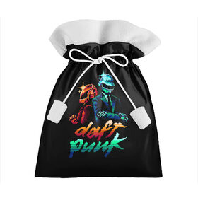 Подарочный 3D мешок с принтом Daft Punk в Санкт-Петербурге, 100% полиэстер | Размер: 29*39 см | cyberpunk | daft | daftpunk | electronic | get | guy | guy manuel | human | lucky | music | punk | robot | rock | thomas | дафт | дафтпанк | киберпанк | музыка | ню диско | панк | робот | рок | техно | томас | электро | электроник рок