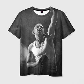 Мужская футболка 3D с принтом LINKIN PARK в Санкт-Петербурге, 100% полиэфир | прямой крой, круглый вырез горловины, длина до линии бедер | bennington | chester | linkin park | rock | беннингтон | линкин парк | рок | честер