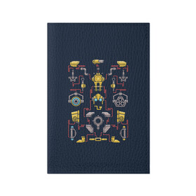 Обложка для паспорта матовая кожа с принтом Тинкер | Dota 2 в Санкт-Петербурге, натуральная матовая кожа | размер 19,3 х 13,7 см; прозрачные пластиковые крепления | dota | dota2 | game | games | moba | дитка | дота | дота2 | дотка | игра | игры | моба