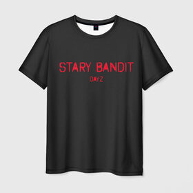 Мужская футболка 3D с принтом Stary Bandit в Санкт-Петербурге, 100% полиэфир | прямой крой, круглый вырез горловины, длина до линии бедер | balota | bambi | bandit | berezino | cherno | dance | day | electro | friendly | kalinka | killer | pavlovo | skalisty | stary | tisy | z | zeleno | zombie | день | з | зет | зомби | зэт