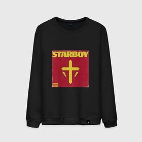 Мужской свитшот хлопок с принтом The Weeknd STARBOY в Санкт-Петербурге, 100% хлопок |  | starboy | the weeknd | xo | старбой
