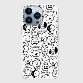 Чехол для iPhone 13 Pro с принтом BTS | BT21 в Санкт-Петербурге,  |  | army | bangtan boys | bt21 | bts | bts stickers | chimmy | cooky | k pop | koya | mang | monster | rap monster | rapmon | rj | rm | shooky | tata | van | бтс | ви | джей хоуп | джонгук | кейпоп | реп монстр | стикеры bts | сюга | чимин | чин