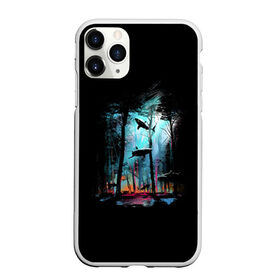 Чехол для iPhone 11 Pro матовый с принтом Shark forest в Санкт-Петербурге, Силикон |  | bottom | colors | dusk | ecosystem | forest | paints | predator | predators | shark | sharks | tree | trees | акула | акулы | дерево | деревья | дно | краски | лес | сумерки | хищник | хищники | экосистема