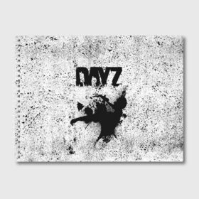 Альбом для рисования с принтом DayZ в Санкт-Петербурге, 100% бумага
 | матовая бумага, плотность 200 мг. | dayz | dayz standalone | horror | survival | survival horror | выживание | дейз | дейзи | логотипы игр | онлайн игры | хоррор