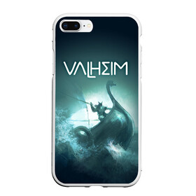 Чехол для iPhone 7Plus/8 Plus матовый с принтом Valheim в Санкт-Петербурге, Силикон | Область печати: задняя сторона чехла, без боковых панелей | Тематика изображения на принте: drakkar | valhalla | valheim | viking | vikings | валхэйм | вальгала | вальхала | вальхейм | викинг | викинги | драккар