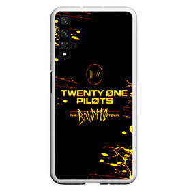 Чехол для Honor 20 с принтом TWENTY ONE PILOTS TOP. в Санкт-Петербурге, Силикон | Область печати: задняя сторона чехла, без боковых панелей | 21 pilots | blurryface | fbr | fueled by ramen | fueledbyramen | heathens | heavydirtysoul | josh dun | music | music video | official | stressed out | top | tp | trench | twenty one pilots | twentyonepilots | tyler joseph 