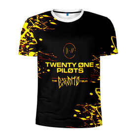 Мужская футболка 3D спортивная с принтом TWENTY ONE PILOTS TOP. в Санкт-Петербурге, 100% полиэстер с улучшенными характеристиками | приталенный силуэт, круглая горловина, широкие плечи, сужается к линии бедра | Тематика изображения на принте: 21 pilots | blurryface | fbr | fueled by ramen | fueledbyramen | heathens | heavydirtysoul | josh dun | music | music video | official | stressed out | top | tp | trench | twenty one pilots | twentyonepilots | tyler joseph 