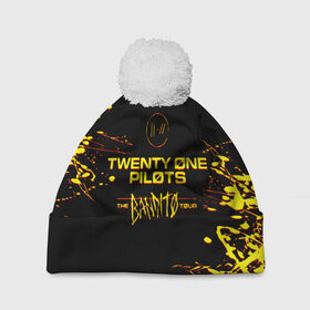 Шапка 3D c помпоном с принтом TWENTY ONE PILOTS TOP. в Санкт-Петербурге, 100% полиэстер | универсальный размер, печать по всей поверхности изделия | Тематика изображения на принте: 21 pilots | blurryface | fbr | fueled by ramen | fueledbyramen | heathens | heavydirtysoul | josh dun | music | music video | official | stressed out | top | tp | trench | twenty one pilots | twentyonepilots | tyler joseph 