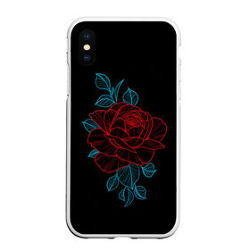 Чехол для iPhone XS Max матовый с принтом НЕОНОВАЯ РОЗА NEON ROSE в Санкт-Петербурге, Силикон | Область печати: задняя сторона чехла, без боковых панелей | 8 | day | flowers | girl | girlfriend | girls | granny | love | lovers | march | mommy | moms | roses | women | womens | бабуля | бабушка | девушка | девушки | день | жена | женский | женщина | любовь | мама | мамуля | марта | розы | сестра | си