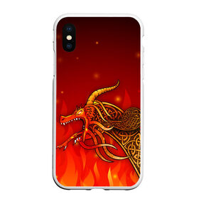 Чехол для iPhone XS Max матовый с принтом DRAGON LORE в Санкт-Петербурге, Силикон | Область печати: задняя сторона чехла, без боковых панелей | counter strike | counter strike offensive | cs go | dragon lore | global offensive | skins | драгон лор | драгон лор. | контр страйк | контра | скин