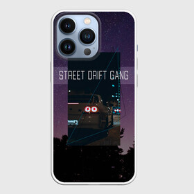 Чехол для iPhone 13 Pro с принтом Street Drift Gang | Дрифт в Санкт-Петербурге,  |  | drift | gang | gtr | jdm | king | nissan | skyline | street | геометрия | годзилла | город | дрифт | дрифта | звездное | звезды | король | космос | небо | ниссан | ночной | скай | скайлайн | улица | уличного | фонк