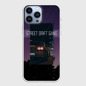 Чехол для iPhone 13 Pro Max с принтом Street Drift Gang | Дрифт в Санкт-Петербурге,  |  | drift | gang | gtr | jdm | king | nissan | skyline | street | геометрия | годзилла | город | дрифт | дрифта | звездное | звезды | король | космос | небо | ниссан | ночной | скай | скайлайн | улица | уличного | фонк