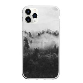 Чехол для iPhone 11 Pro Max матовый с принтом Лес в Санкт-Петербурге, Силикон |  | tegunvteg | деревья | лес | листья | природа | темный лес | туман | туман в лесу