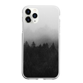 Чехол для iPhone 11 Pro Max матовый с принтом Туманный лес в Санкт-Петербурге, Силикон |  | tegunvteg | деревья | лес | листья | природа | темный лес | туман | туманный лес